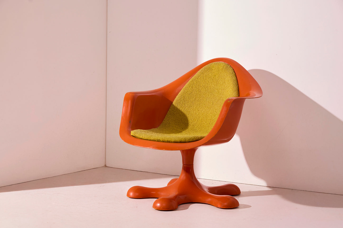Orion Chair by Eero Aarnio (orange) -Baan collection-original-side