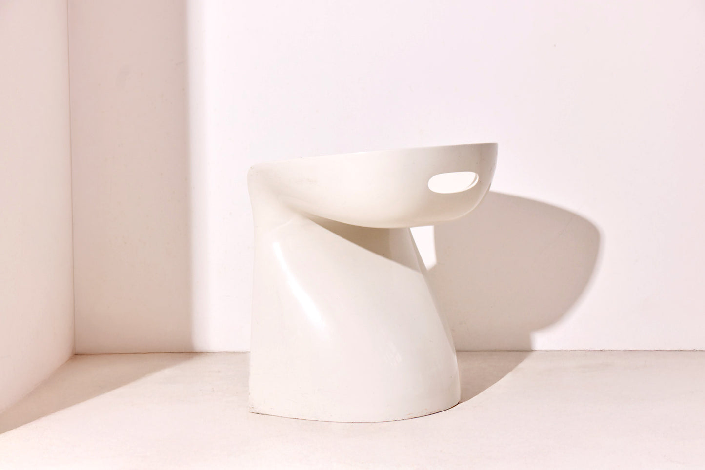 Vintage Sculptural Plywood Chair — 1970s-baancollection-back