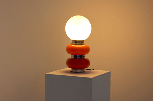Murano glass Lamp- atrributed to Carlo Nason-frontal-Baan Collection