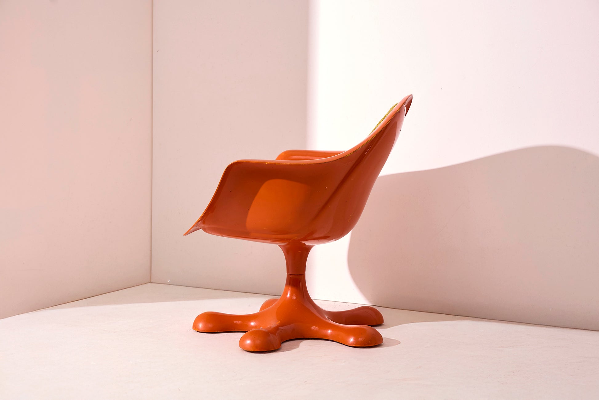 Orion Chair by Eero Aarnio (orange) -Baan collection-original-side