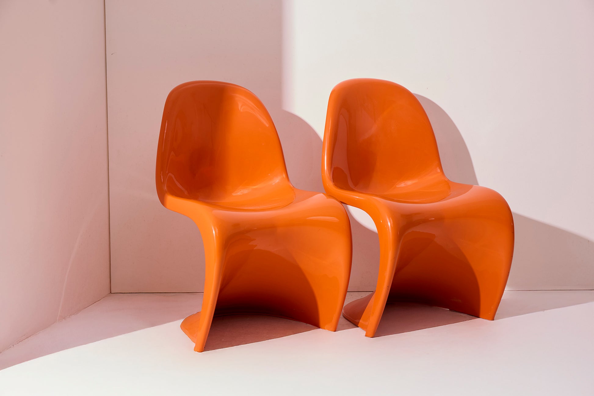 Verner Panton for Herman Miller -Baan Collection-frontal-Space Age Chair-set of 2