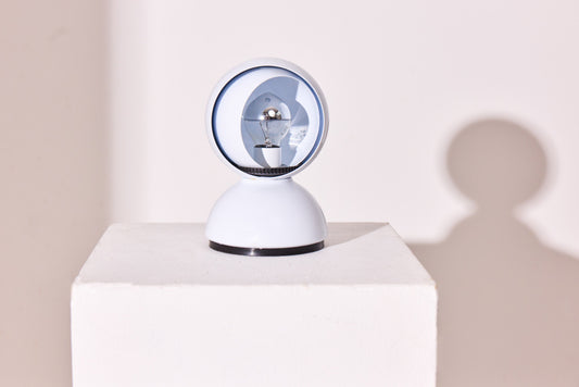 Vico Magistretti – Eclisse Table Lamp, White, Italy 1960s-baan-collection-frontal-1