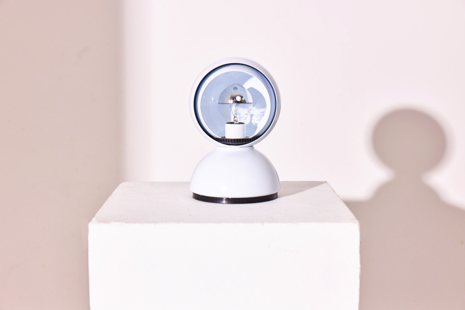 Vico Magistretti – Eclisse Table Lamp, White, Italy 1960s