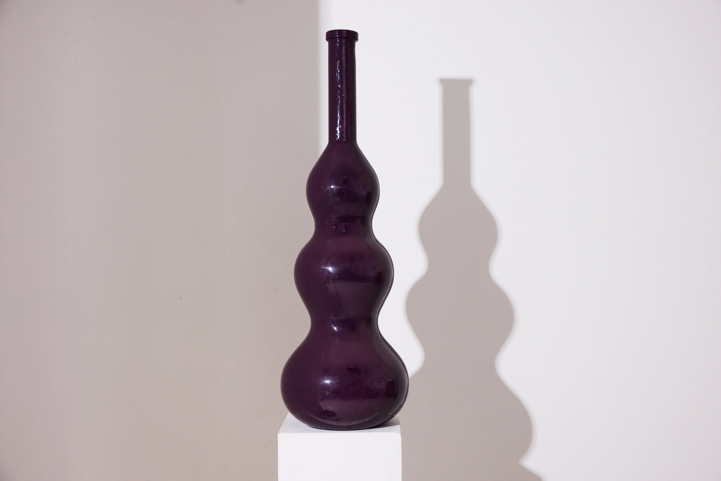 Large Sculptural Glass Vase