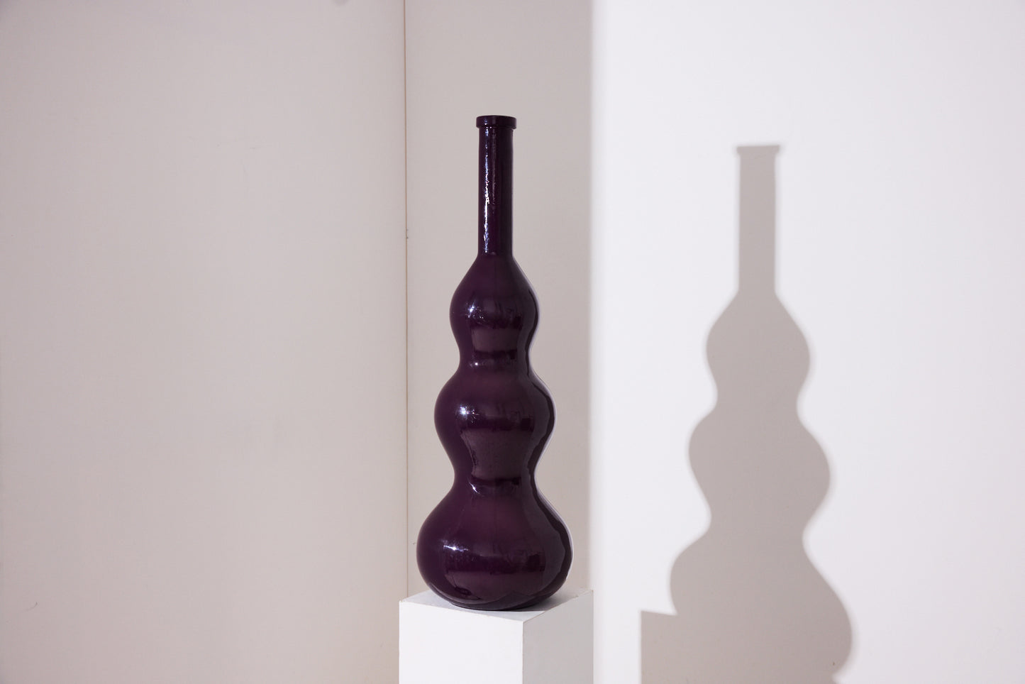 Large Sculptural Glass Vase