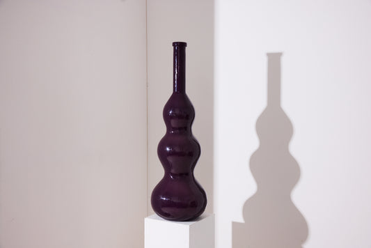 Grote Sculpturale Glazen Vaas 